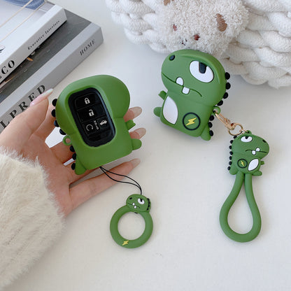 Cute Cartoon Car Keychain Cover Silicone Molded Protective Case