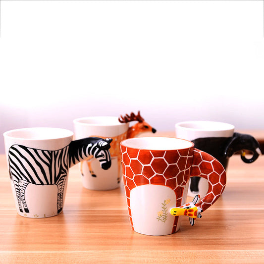 Creative 3d Animal Ceramic Mug