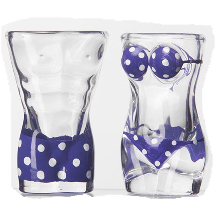 Body Art Glass Bikini Cup