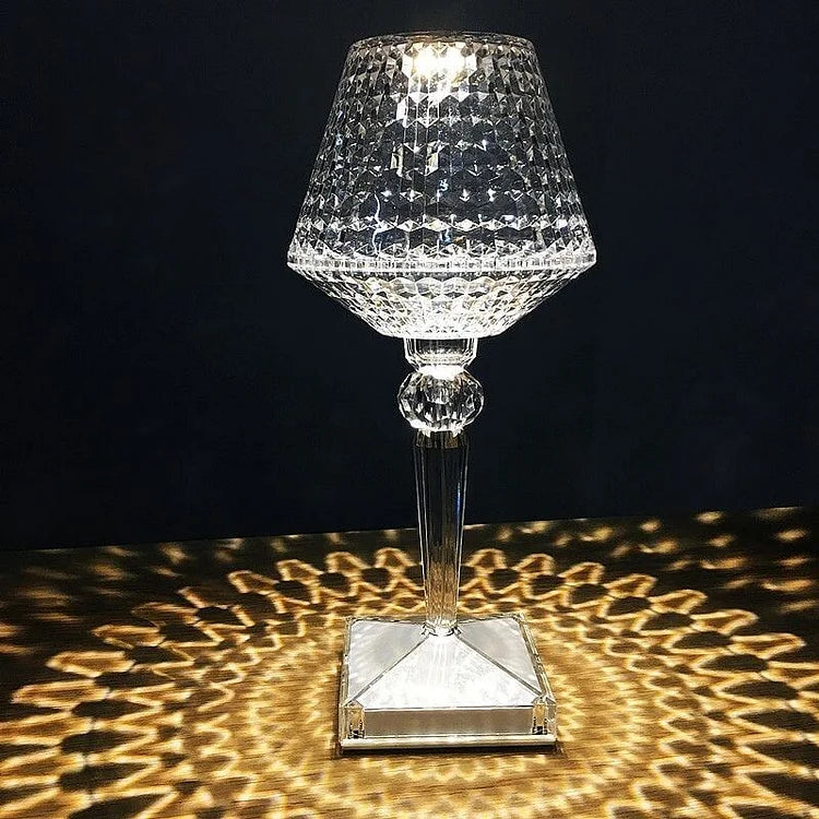 Crystal Diamond Table Lamp - Create Romantic Atmosphere