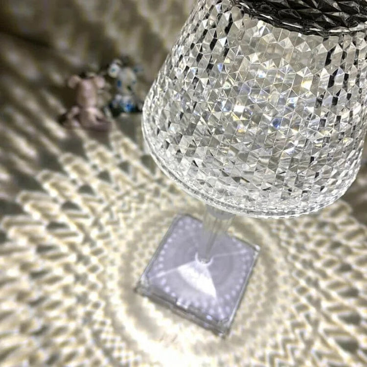 Crystal Diamond Table Lamp - Create Romantic Atmosphere