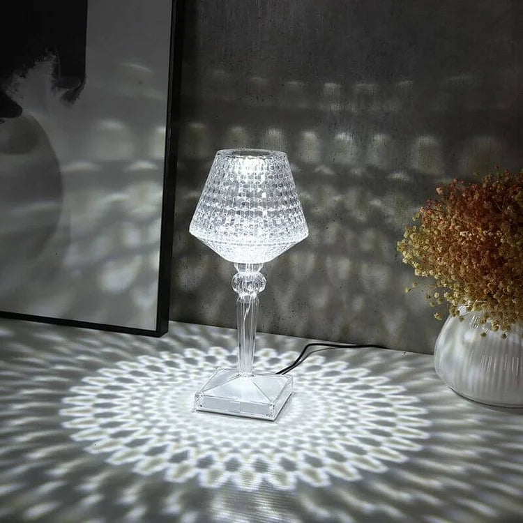 Crystal Diamond Table Lamp - Create Romantic Atmosphere