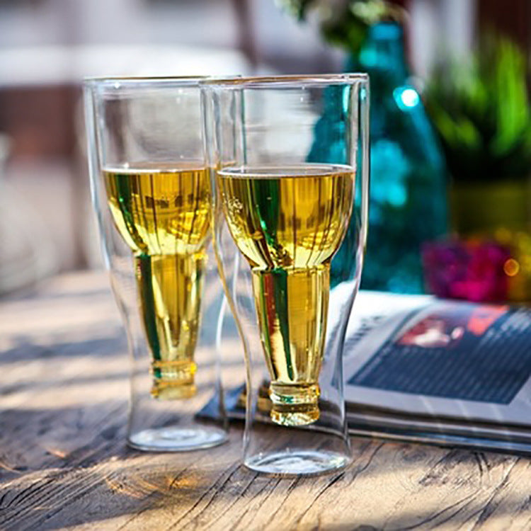 "Upside Down" Beer Glasses