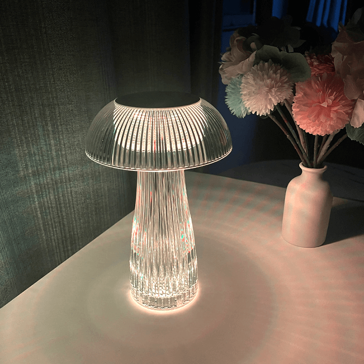 Creative Mushroom Table Lamp - Diamond Crystal Lamp With Colorful Ambient Light