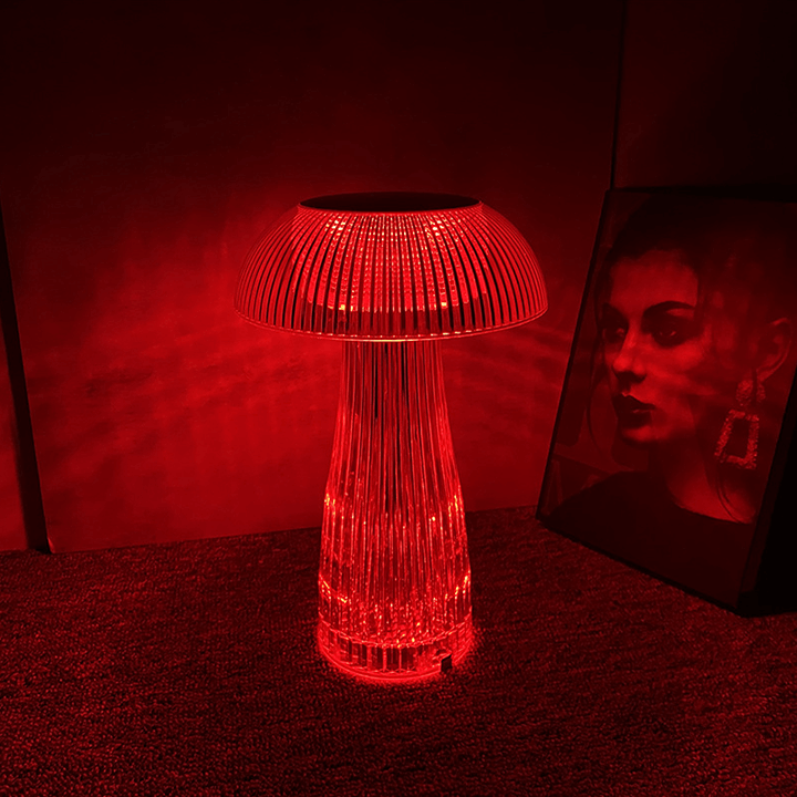 Creative Mushroom Table Lamp - Diamond Crystal Lamp With Colorful Ambient Light