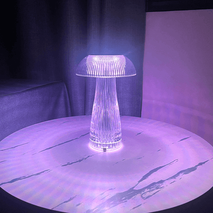 Creative Mushroom Table Lamp - Diamond Crystal Lamp With Colorful Ambient Light