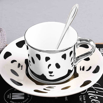 Mirror Coffee Cups Creativity Coffee Cup and Saucer Set