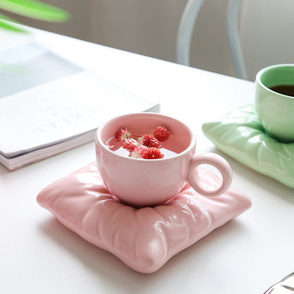 Pillow Cup and Saucer Set