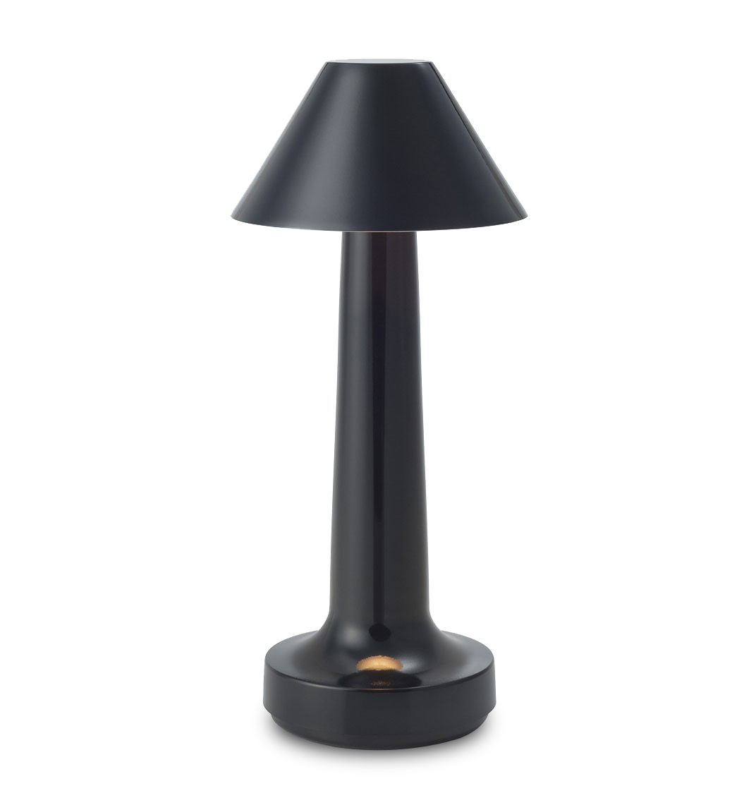 LED Enclosed Conical Table Lamp