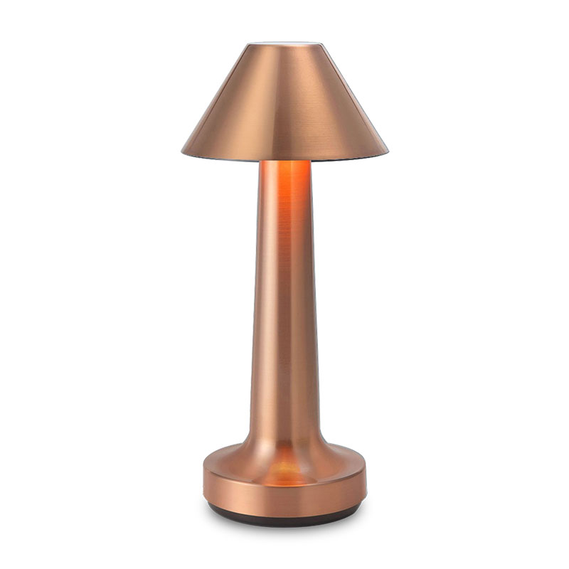 LED Enclosed Conical Table Lamp