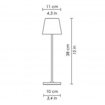 LED Creative Rechargeable Table Lamp -  Portable Bedside Lamp Bar Atmosphere Decorative Lamp